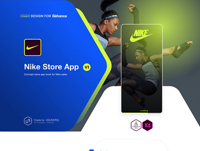 UGURATES Nike Store App app application ui artdirector mobile design nike store shopping ui design