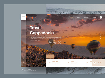 Travel Landing Page - ui/ux Design app artdirector illustration iphone landing landingpages logo mobile travel ui ui design ux uxdesign