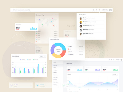 FREE - XD Dashboard Ui/Ux Kit & Store/Sales