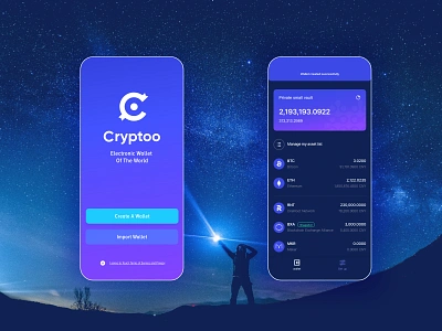 Cryptoo App - UiUx KIT [XD]