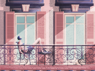 summer in Paris colors design digitalpaiting france girl graphic illustration lightdesign paris summer sun texture travel