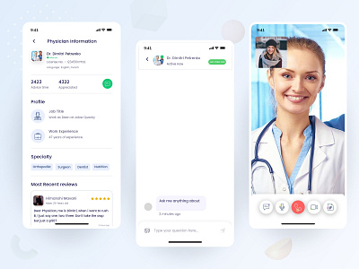 Telemedical App UI Design for Patient