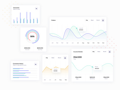 Exploration Graphs UI Design application bar branding card chart creativity data design graphic design graphs illustration logo mockup motion graphics pie pitchdesk ui ux