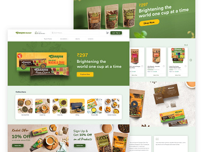 Chaayos Website Ui Design Concept