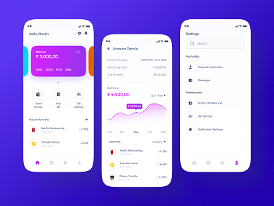 Finance App UI Design app design application creativity design finance finance app illustration management app mockup money money management ui ui design ux web app website design wedesign