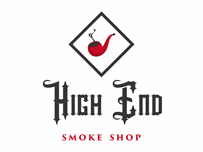 High End Smoke Shop banner cigar logo pink shop ui vape