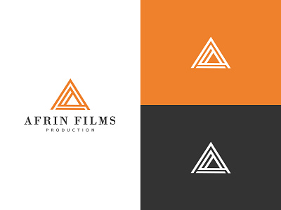 Afrin Films a creativity design film letter logo production ui ux