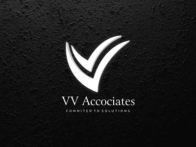 VV Accociates android creativity design ios letter logo ui ux vv