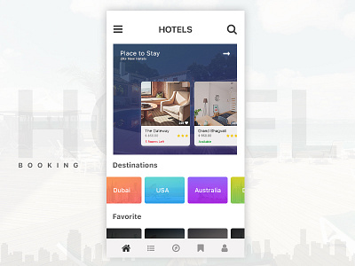 Hotel Booking booking clean dark design digital graphic hotel mockup ui ux web