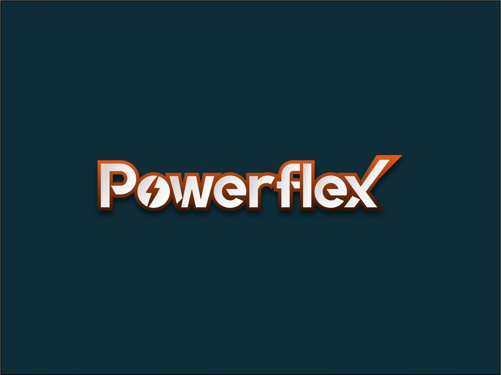 Powerflex Logo by Krunal Ramoliya on Dribbble