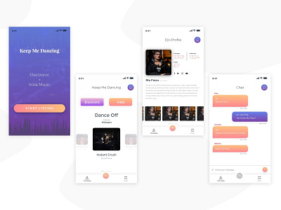 Dj Music App design