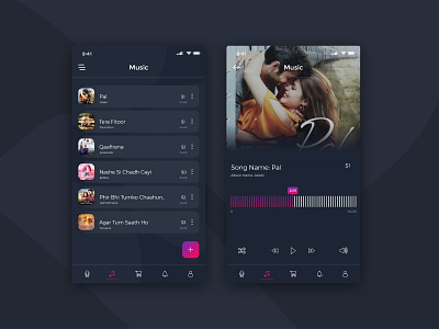 Music App UI UX Design