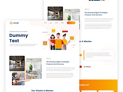 Education Website Design