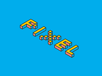 Isometric Text 3d illustrator isometric text effect