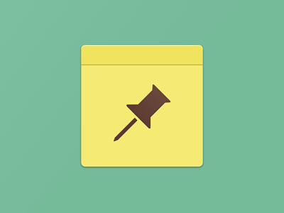 Flat Notes Icon and Ideas android app button flat icon mike miller new project noteifications notepad notes top secret ui yellow