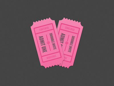 Couple Dribbble Invites
