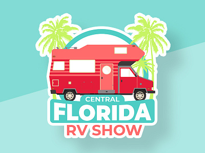 Central Florida RV Show design dwayne adams dwayneadams flyer artwork graphicdesign logo photoshop
