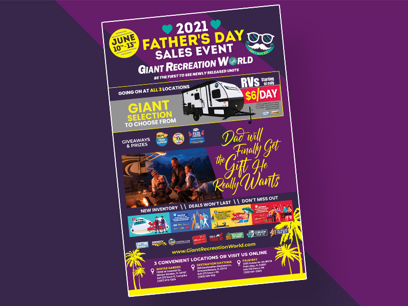 2021 Father's Day Sales Event by D. Adams on Dribbble