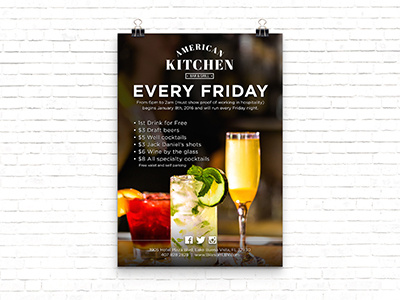 American Kitchen Poster