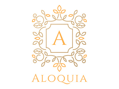 Aloquia Skin Care Product beauty brand bladesettler dwayne adams lotion brand photoshop skin care spa logo