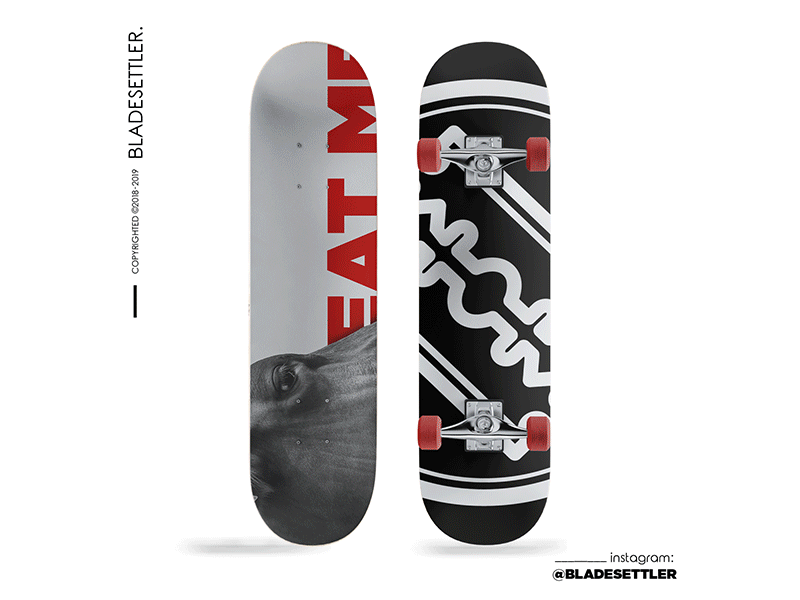 BladeSettler Skateboard Set photoshop skate skate design