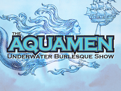 Aquamen Logo Design branding design dwayneadams flyer artwork graphicdesign illustration logo photoshop typography