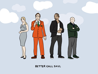 Better Call Saul better call saul breaking bad digital illustration illustration lawyer procreate saul goodman tv shows