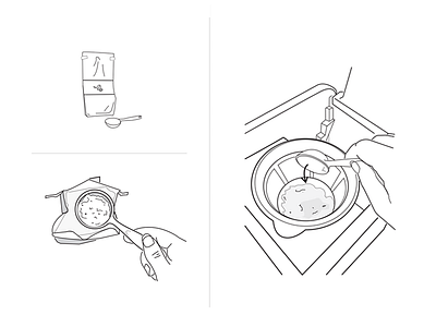 Migraine Prevention: 3 art black booklet coffee illustration layout line line art white