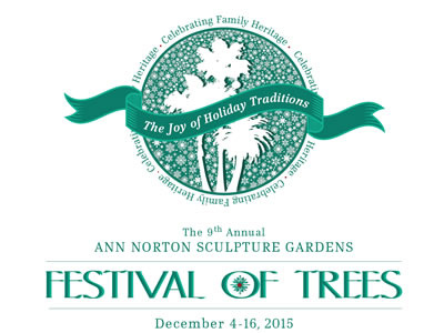 2015 Festival of Trees branding festival of trees logo