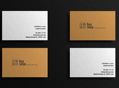 bovas - business card artdirection brandidentity branding business card graphicdesign logodesign typography