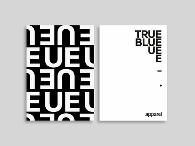 True blue artdirection branding graphicdesign poster posterdesign typography
