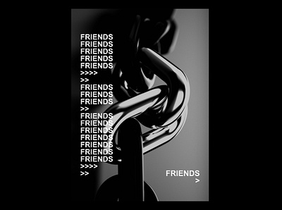 friends poster artdirection graphicdesign poster posterdesign typography