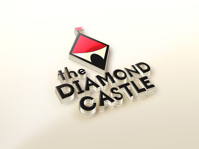 The Diamond Castle graphic desgin illustrator logo 3d logo design
