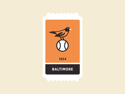 Baltimore Orioles ball baltimore baseball bird black icon logo mlb orange orioles sports ticket
