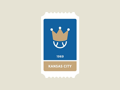 Kansas City Royals ball baseball blue crown gold icon kansas city logo mlb royals sports ticket
