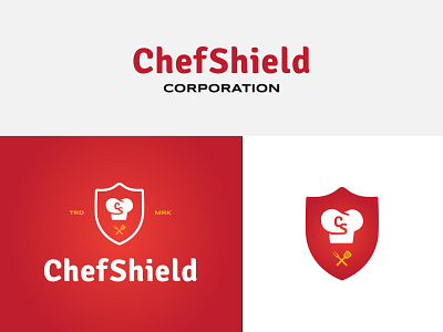 Chef Shield chef cook food hat restaurant shield spatula