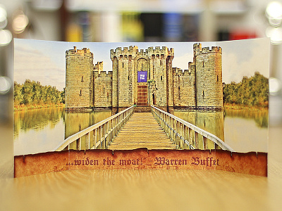 Warren Buffet castle design illustration medieval medpro moat photo illustration photography warren buffet