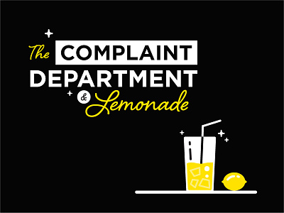 Lemonade illustration lemon lemonade minimalistic outline play retro school star vector