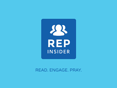 REP Insider design email engage icon insider logo newsletter people person pray read rep