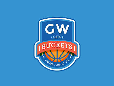 GW Gets Buckets ball basketball bracket buckets crest gateway woods march madness ncaa office seal sports sports logo