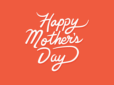 Mother’s Day halftone hand lettering hashtag lettering lettering mom mother mothers day script typography