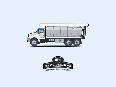 Feed Truck farm feed truck illustration semi truck trucker trucking