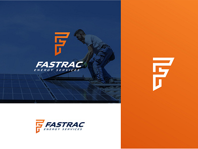 Fastrac energy icon monogram solar
