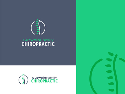 Chiropractor chiropractic chiropractor green health holistic leaf leaves logo massage spine
