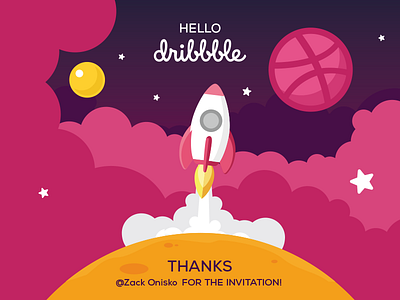 Dribbble Hello