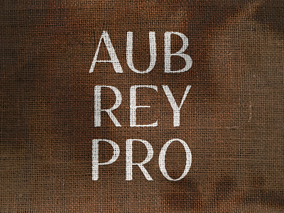 Aubrey Pro free font