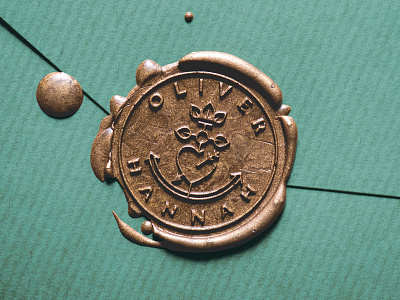 Wedding Invite wax seal