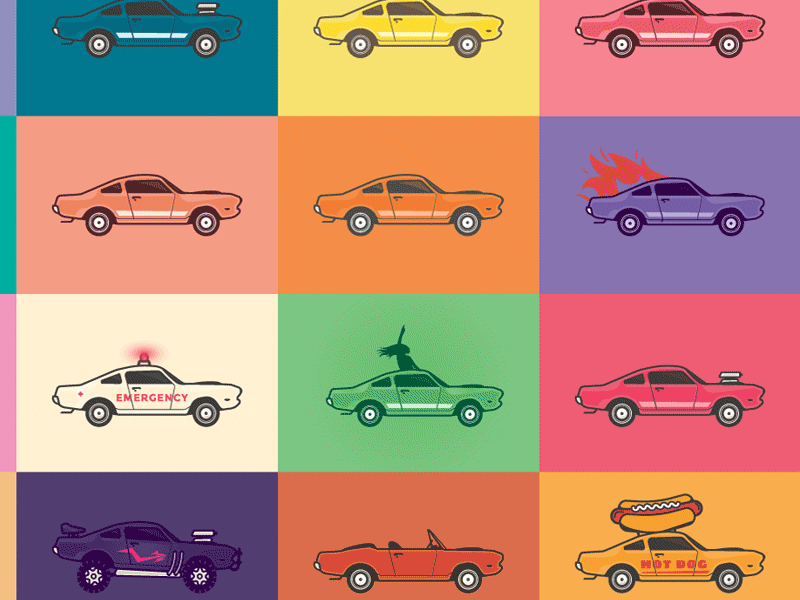 illustrio designer homepage car designer gt hot dog mustang pattern race