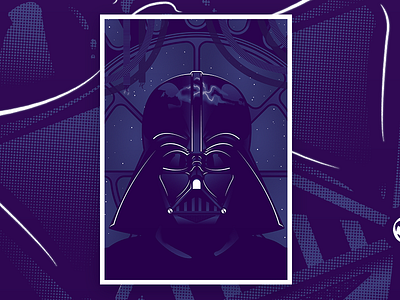 Darth Vader Poster buy dark eyes illustration jedi luke poster print shop star wars the force vader