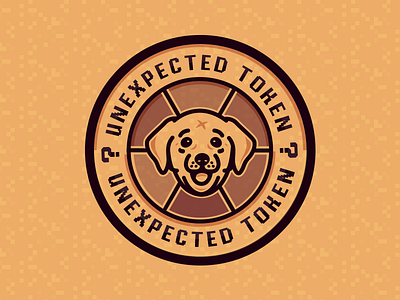 Unexpected Token Article Illustration advice article badges dog illustration medium node pizza token unexpected vianney